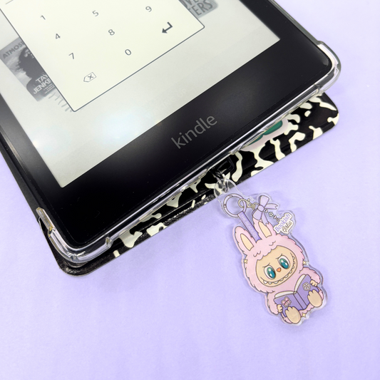 LaBookish Girlie| Bookish| Acrylic Charm| USB-C Charm