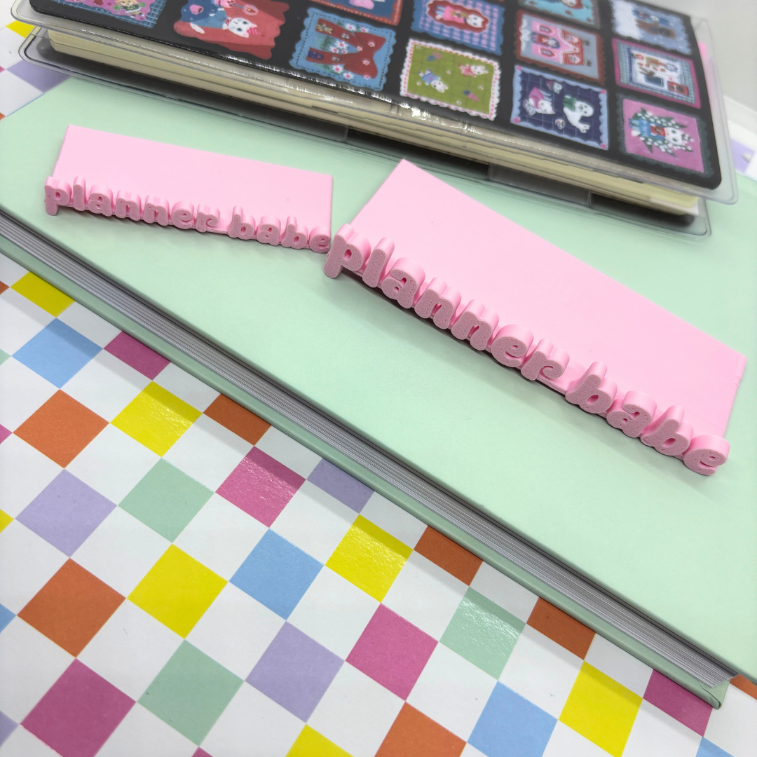 Planner Babe| 3-D| Bookmark