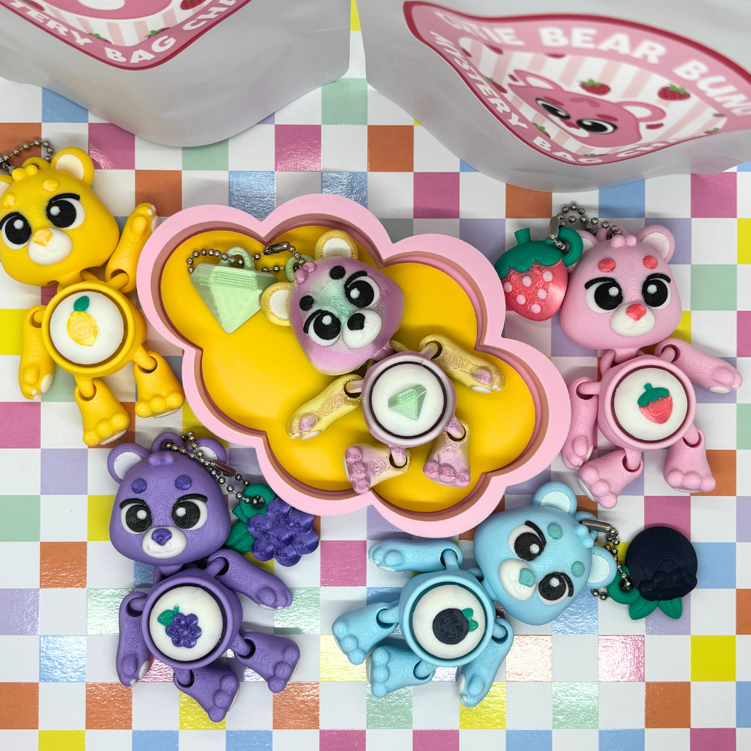 Cutie Bear Bunch| Bag Charms| Mystery Bags