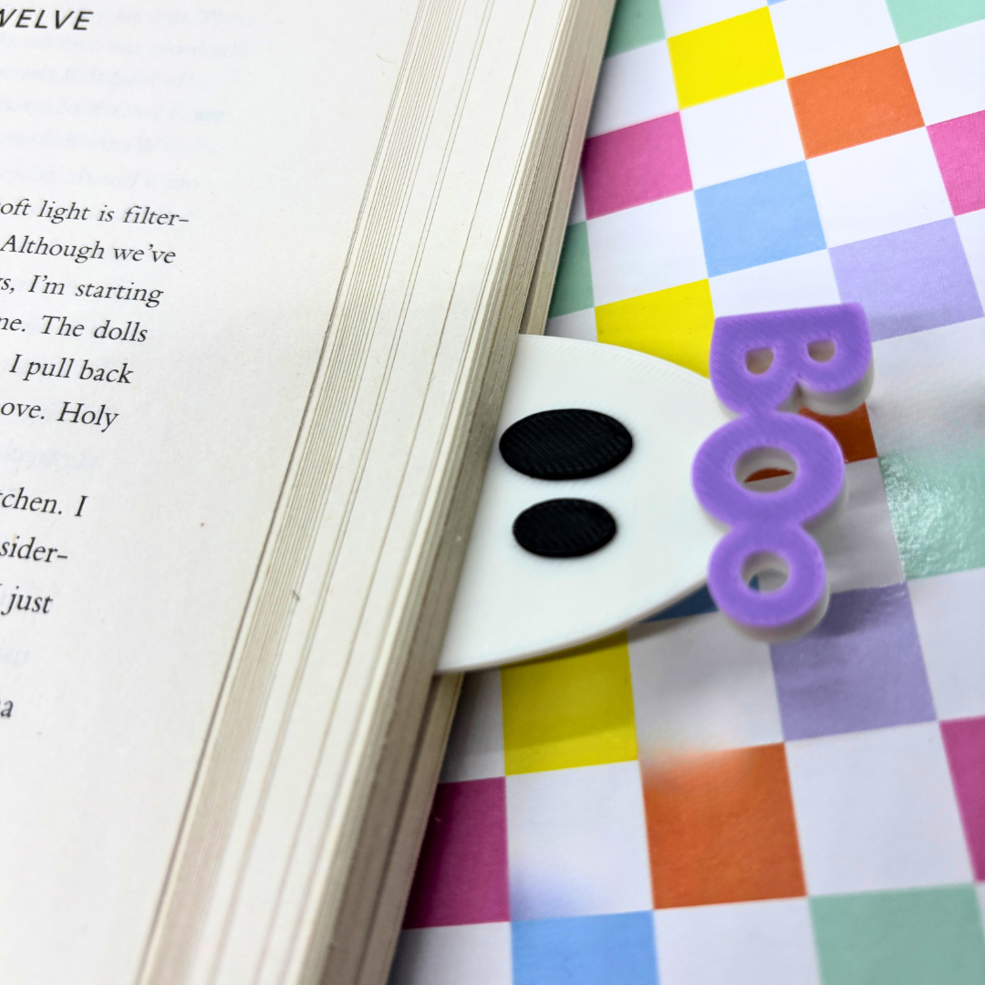 Boo! Ghost| Bookmark |3D Printed