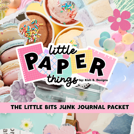 Little Paper Things| The Little Bits| Junk Journal Packet