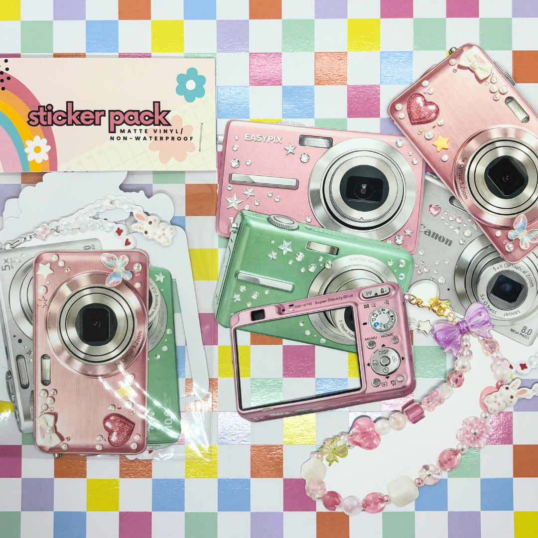 Digital Camera | Sticker Pack| Die Cuts