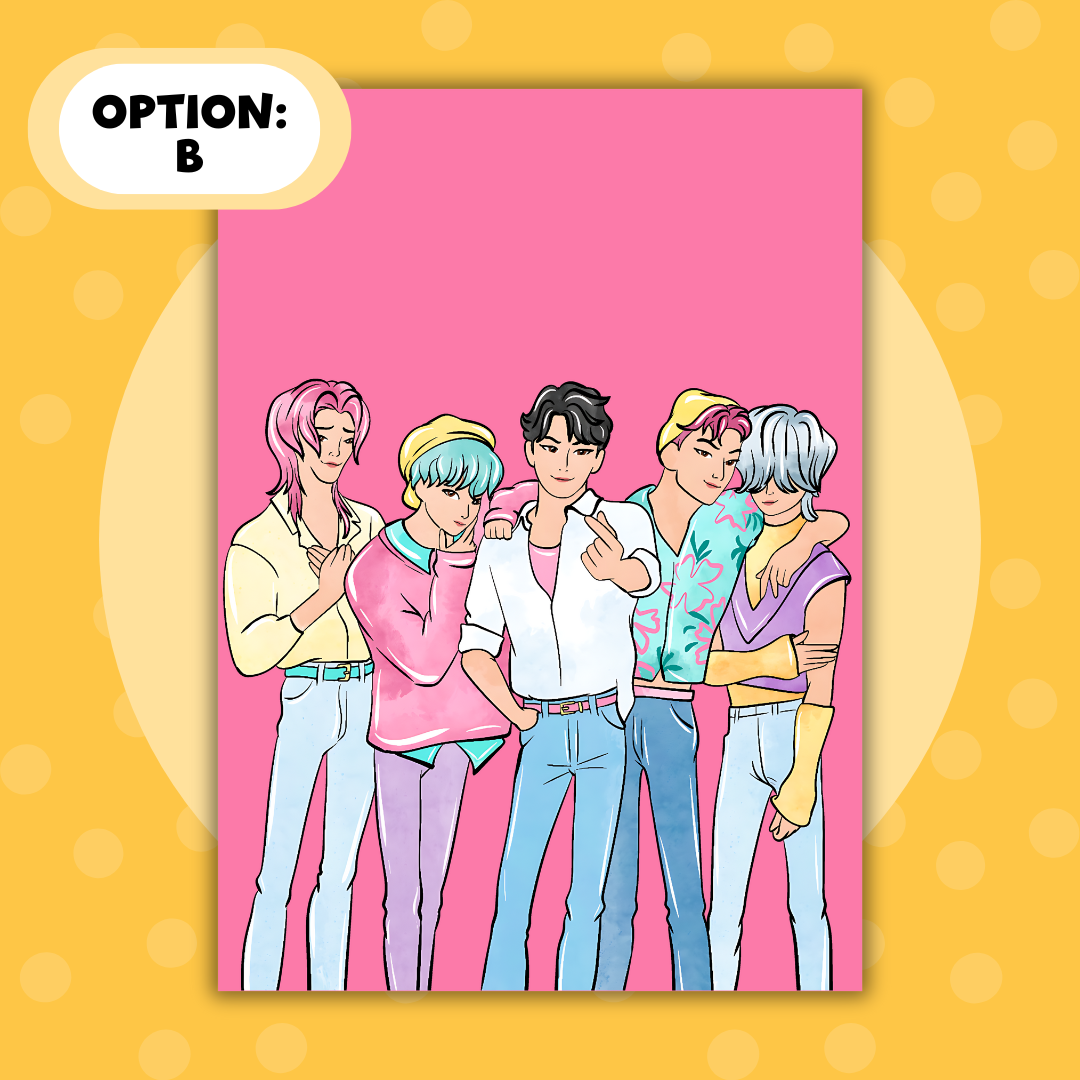 Saja Boys| KPop| Demon Hunter| A5| Full Page Sticker