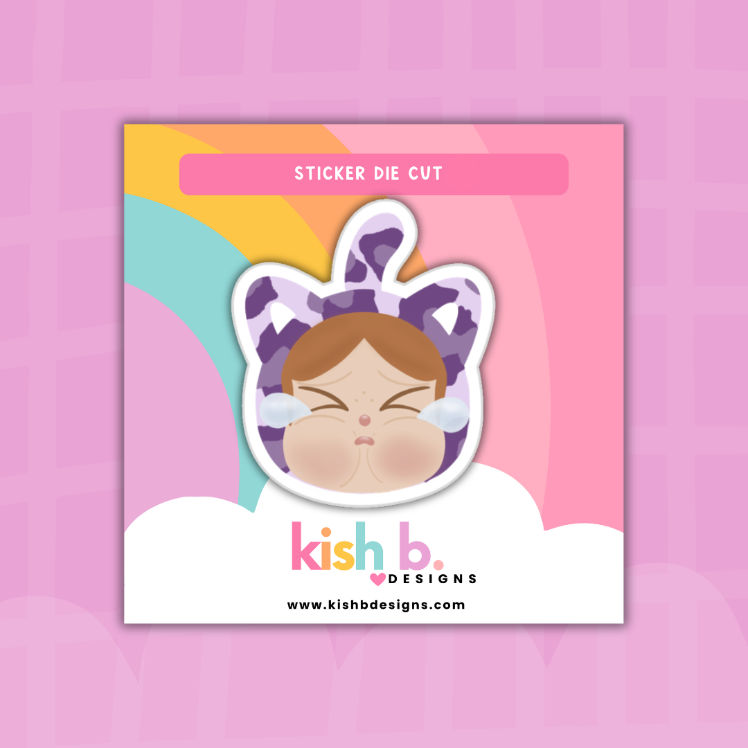 Furry Cry Baby | Sticker Die Cut(s)