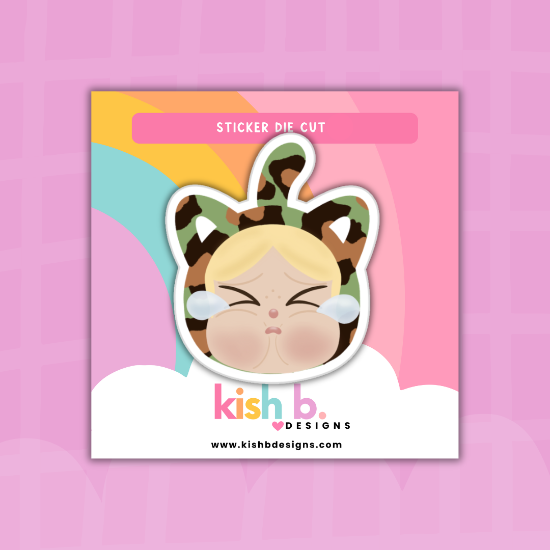 Furry Cry Baby | Sticker Die Cut(s)