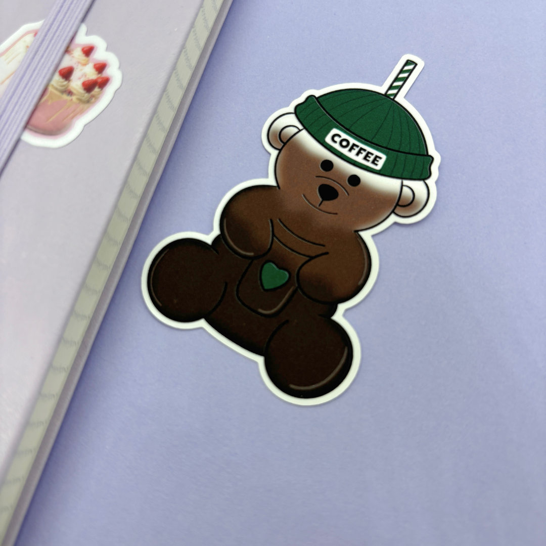 Bearista Bear Cup| Sticker Die Cut