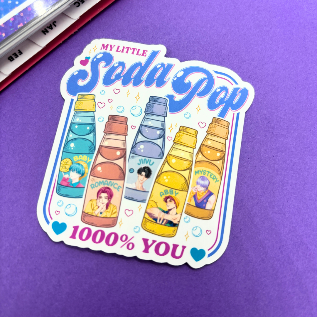 Soda Pop| Saja Boys | Sticker Die Cut