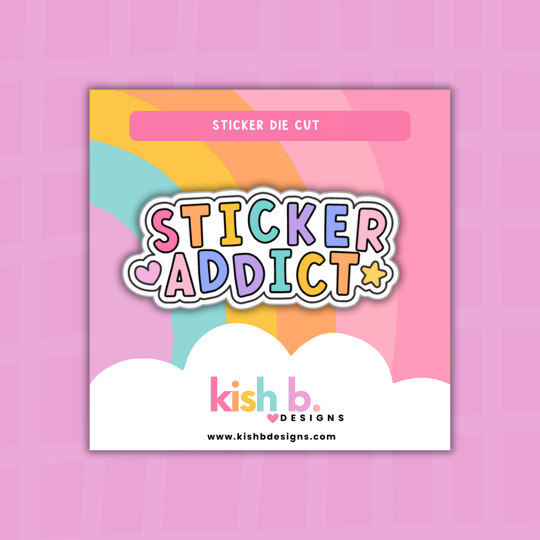 Sticker Addict| Sticker Die Cut – Simply Me, Kish