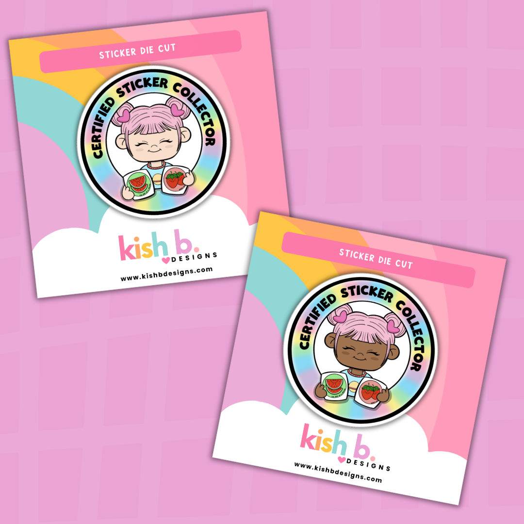 Certified Sticker Collector | Sticker Die Cut – Simply Me, Kish