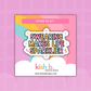 Swearing Makes Life Sparkler | Sticker Die Cut
