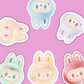 Positive Energy Monster Faces | Sticker Die Cut(s)