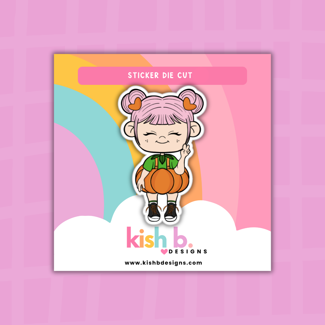 Pumpkin Kenny | Sticker Die Cut
