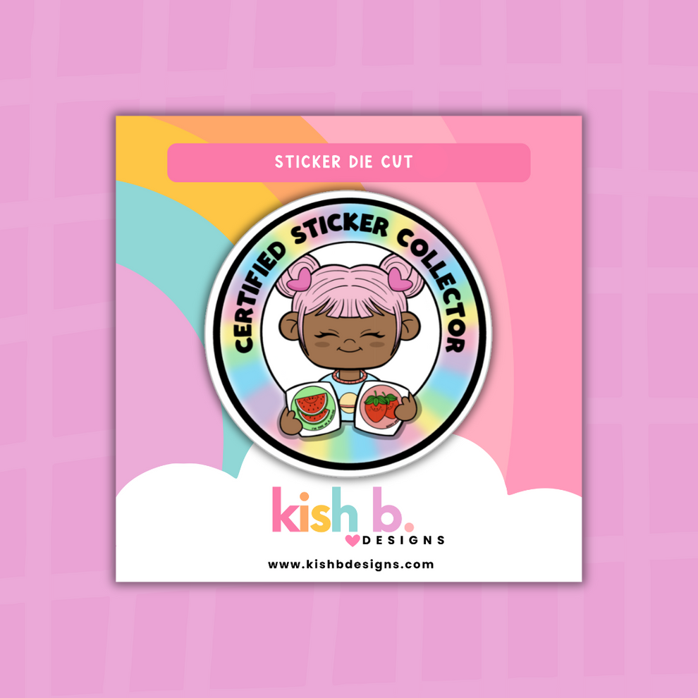 Certified Sticker Collector | Sticker Die Cut – Simply Me, Kish