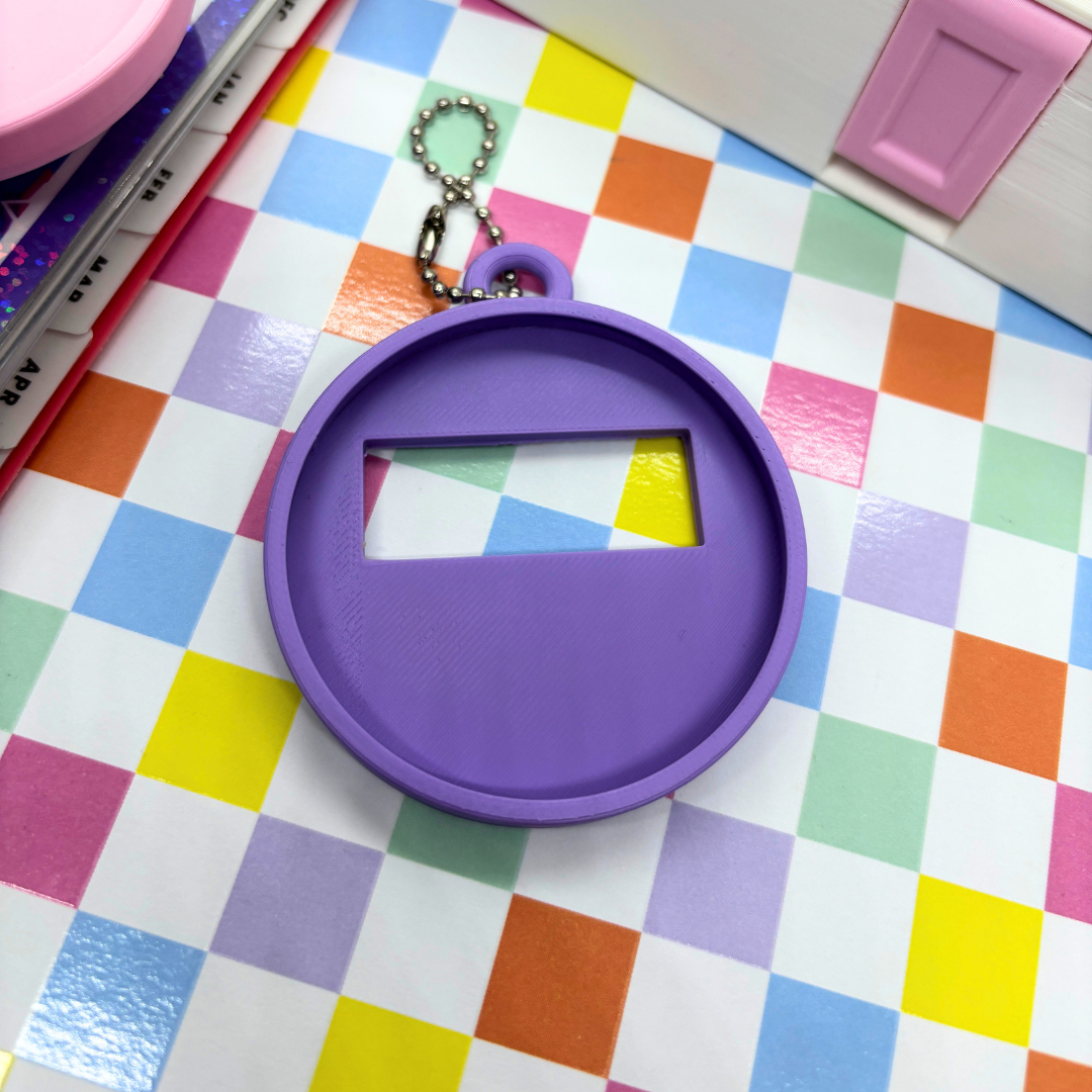 Pin-Back Button Keeper | For Large Buttons | Bag Charm