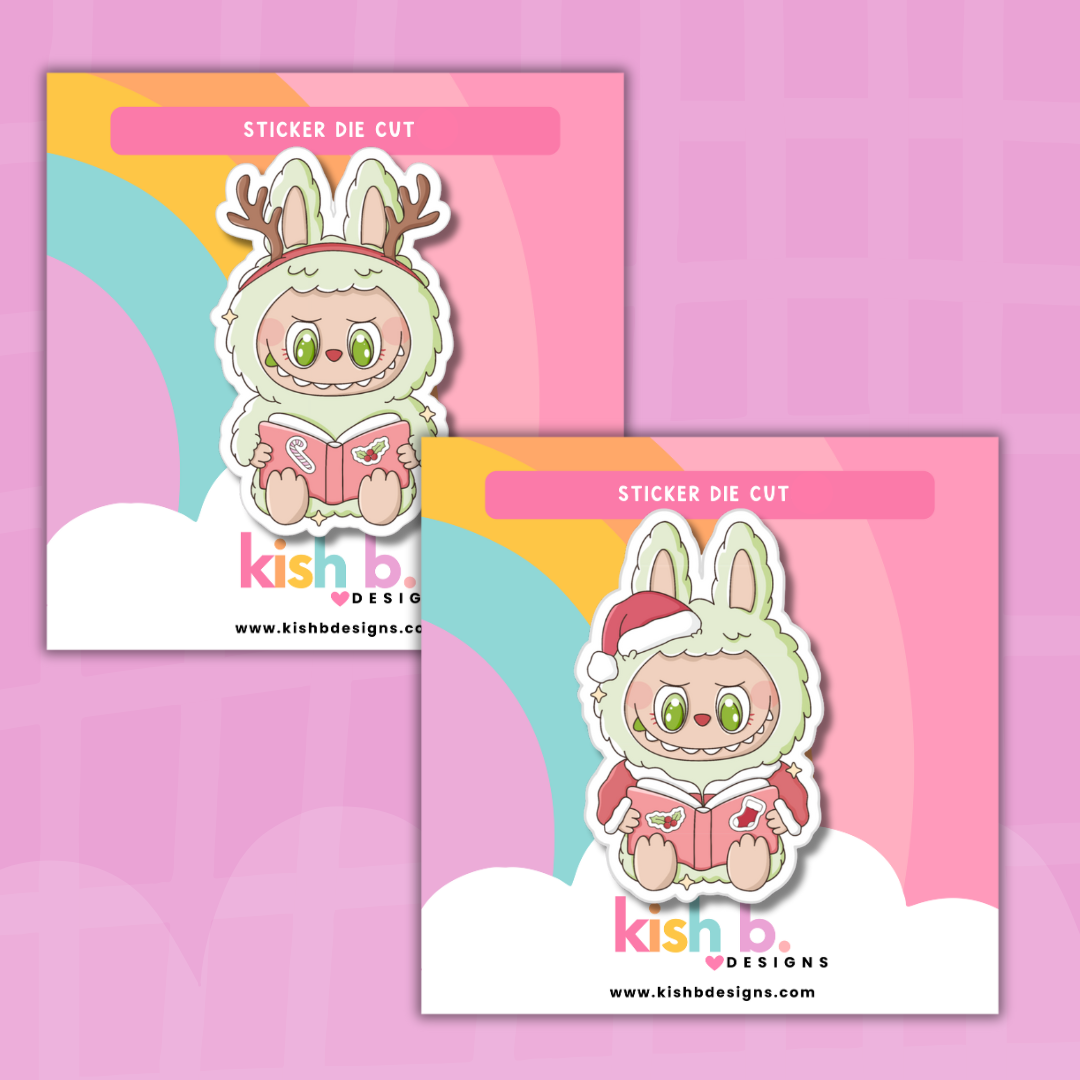 Holiday Monsters| Sticker Die Cut