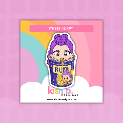 Demon Hunter's Ramen| Sticker Die Cut