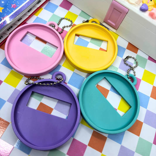 Pin-Back Button Keeper | For Large Buttons | Bag Charm