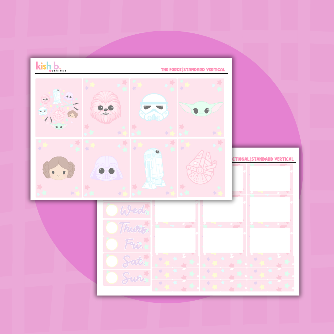 The Force| Standard Vertical | Planner Kit