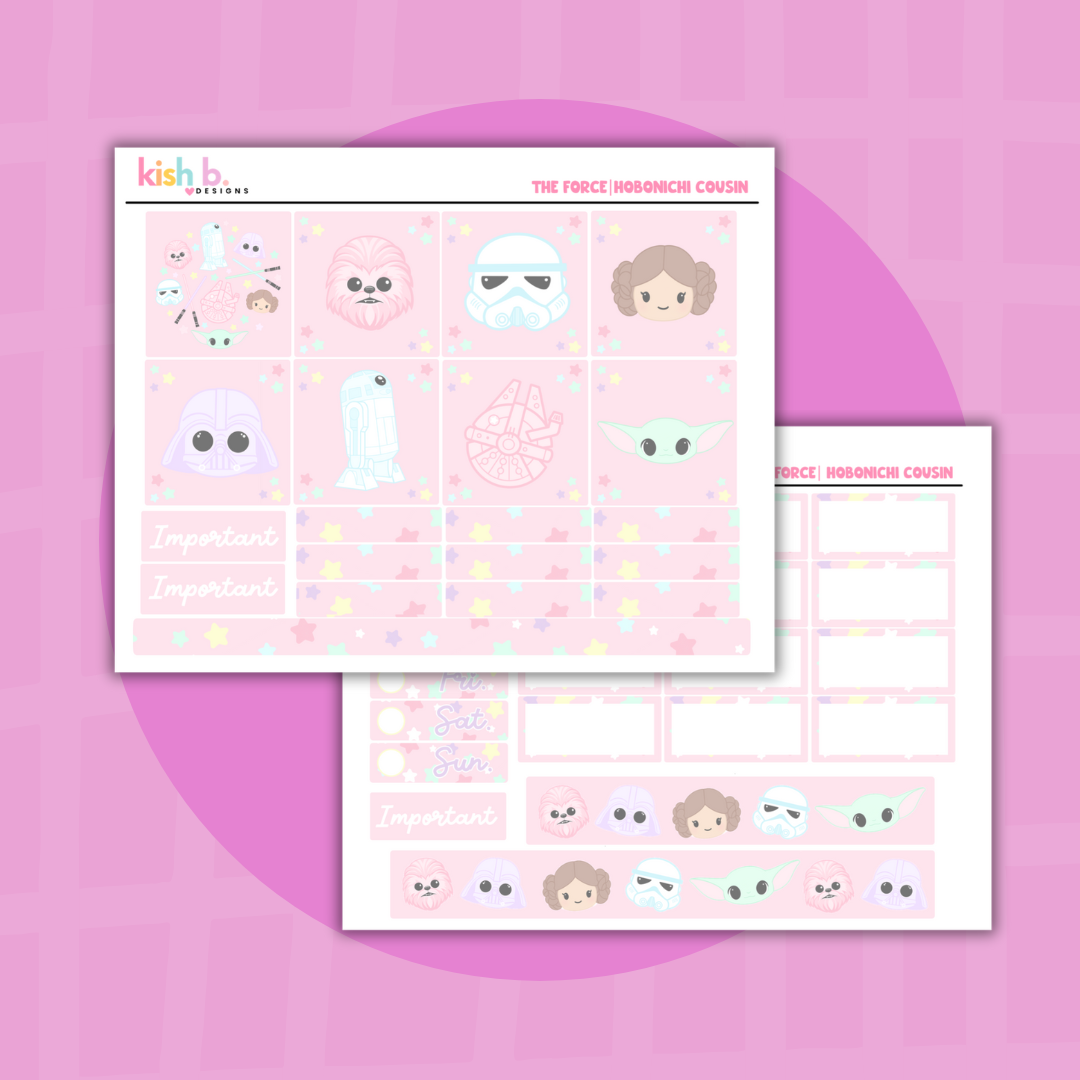 The Force| Hobonichi Cousin| Planner Kit