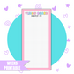 Hobo Weeks Vision Board | Full Page Digital Sticker |