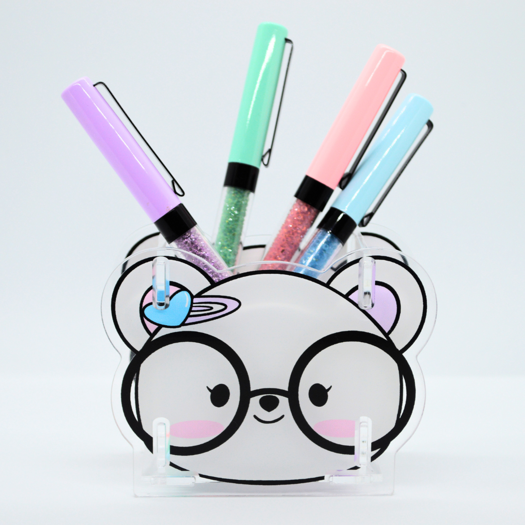 Emma Bear| Acrylic Pen Holder